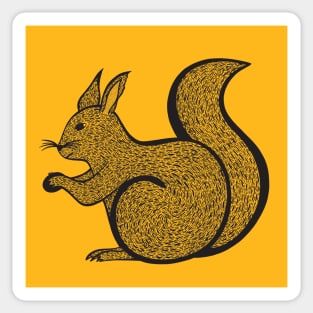 Red Squirrel - forest animal design Sticker